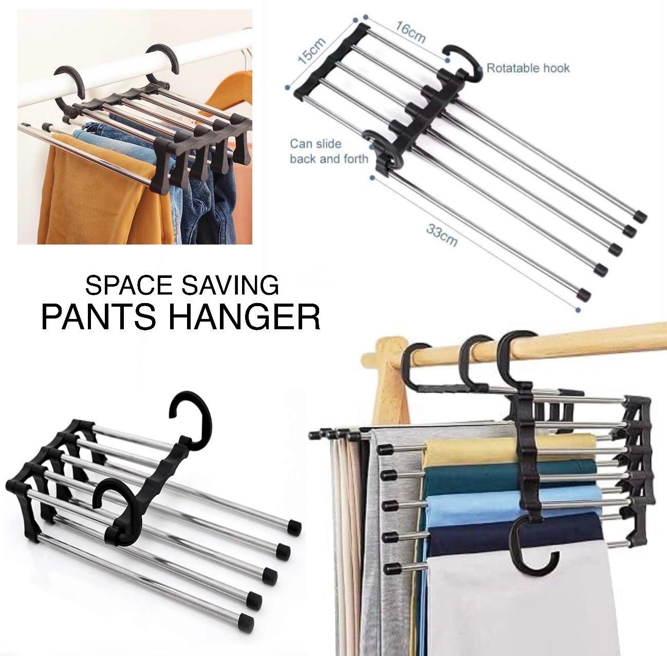 5-in-1 Pants Hanger