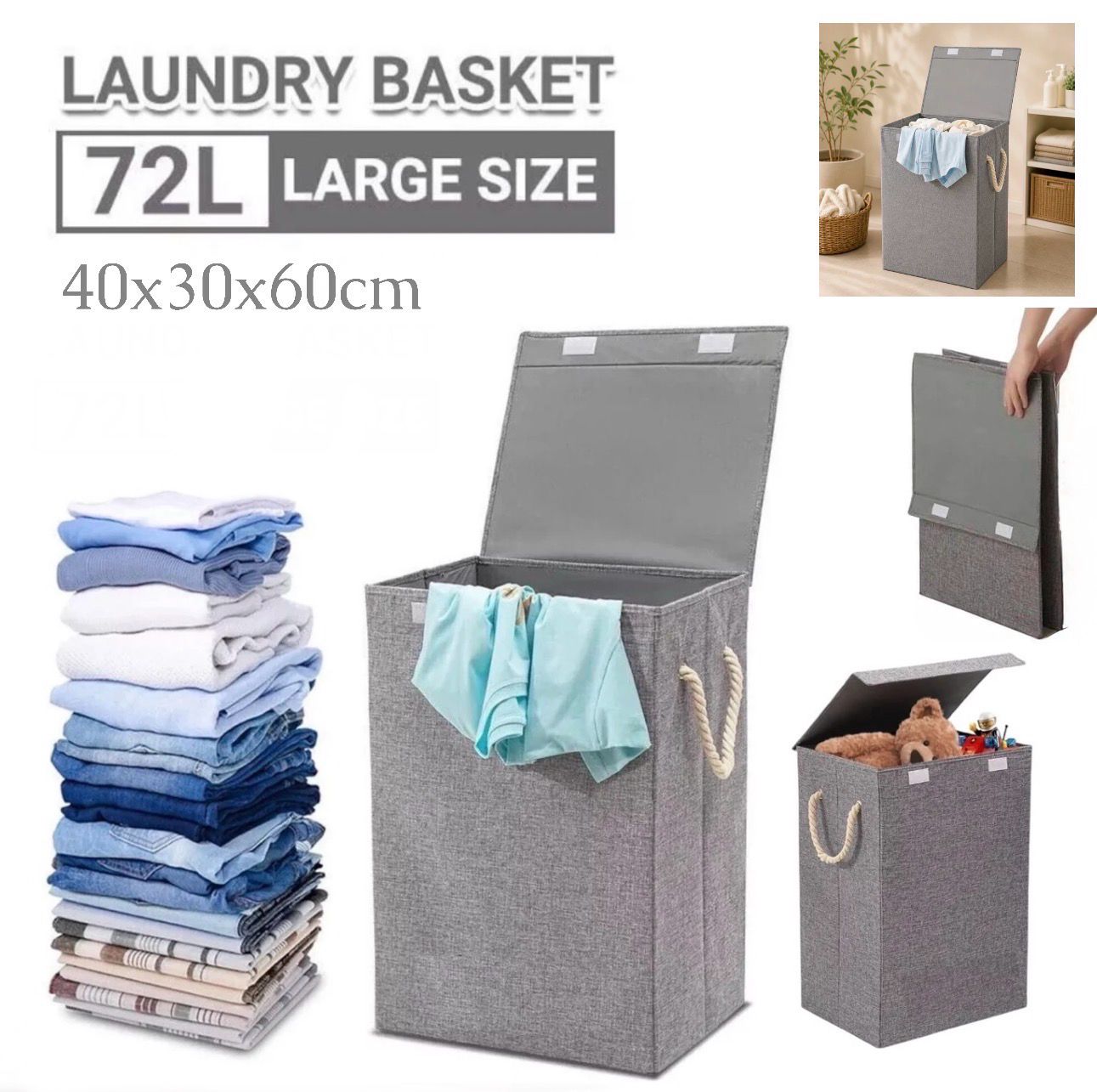 Fabric Laundry Bag (400-1)