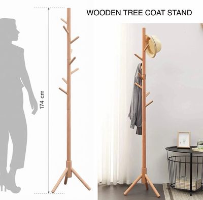 Wooden Tree Coat Stand (170)