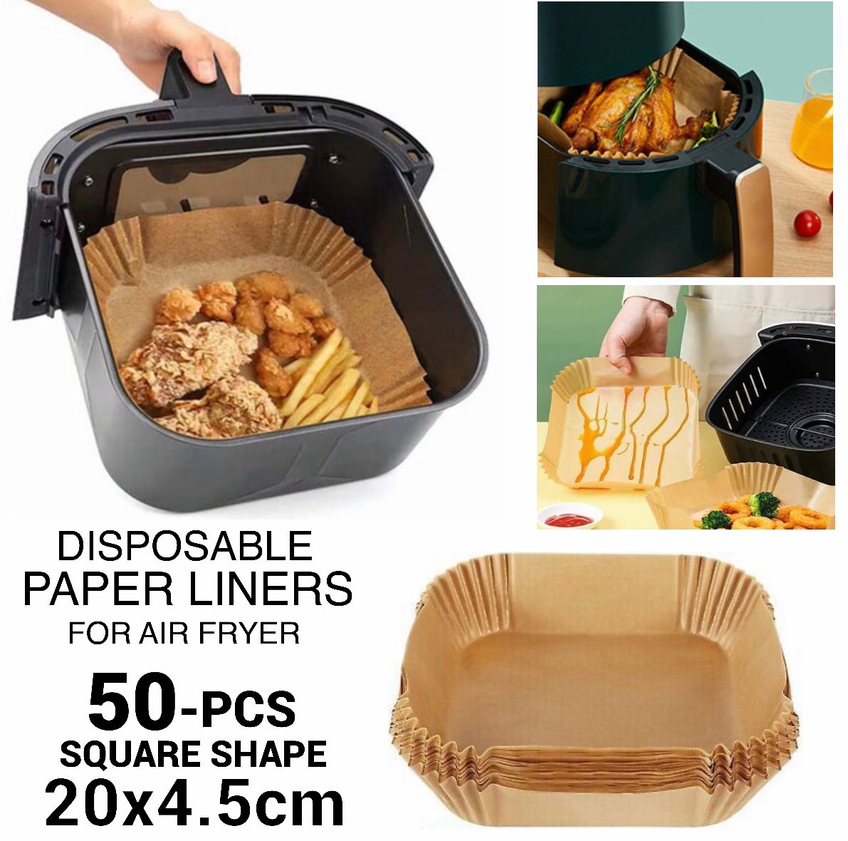 Square Liners (20cm)