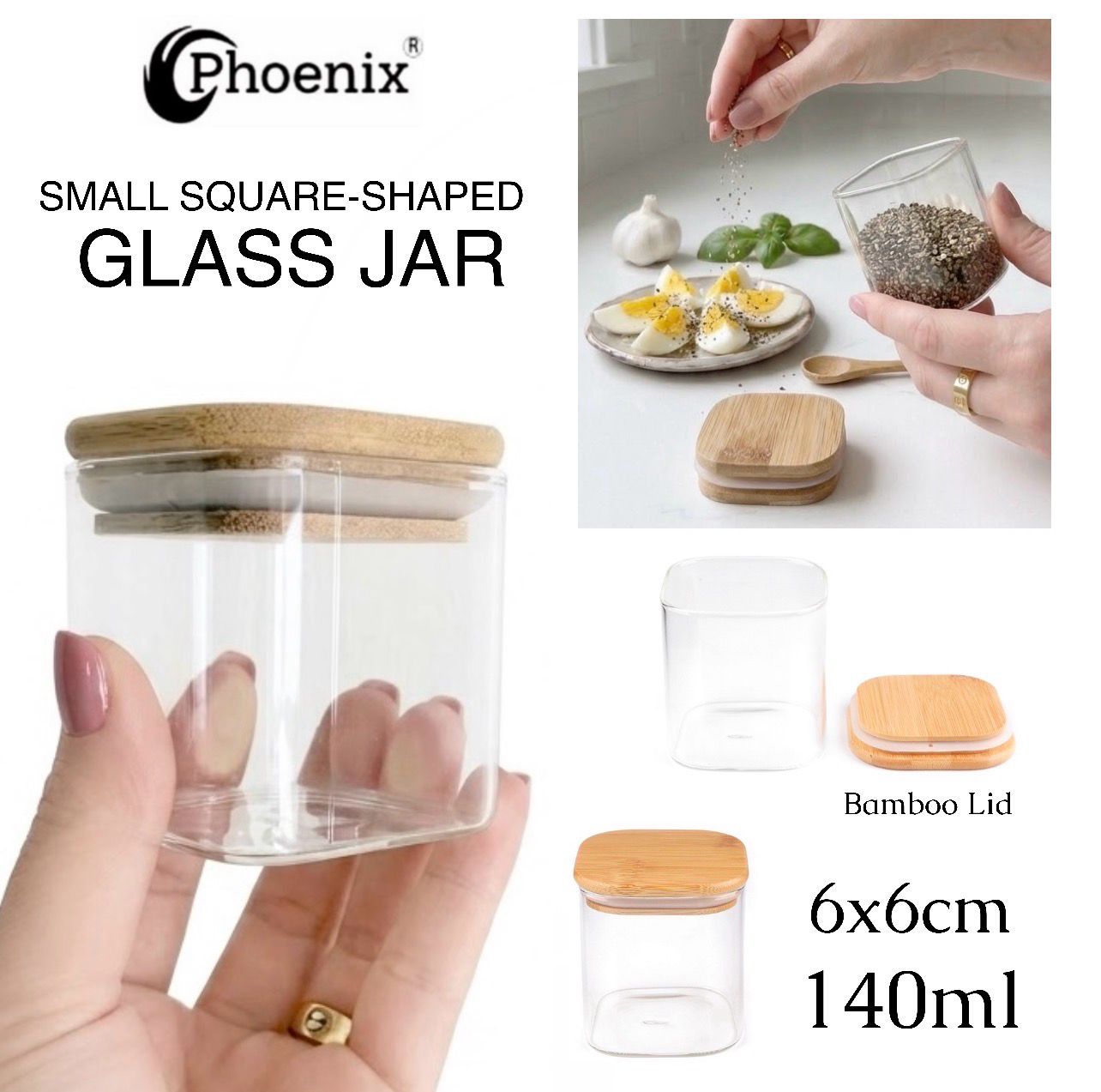Small Glass Jar (140ml)