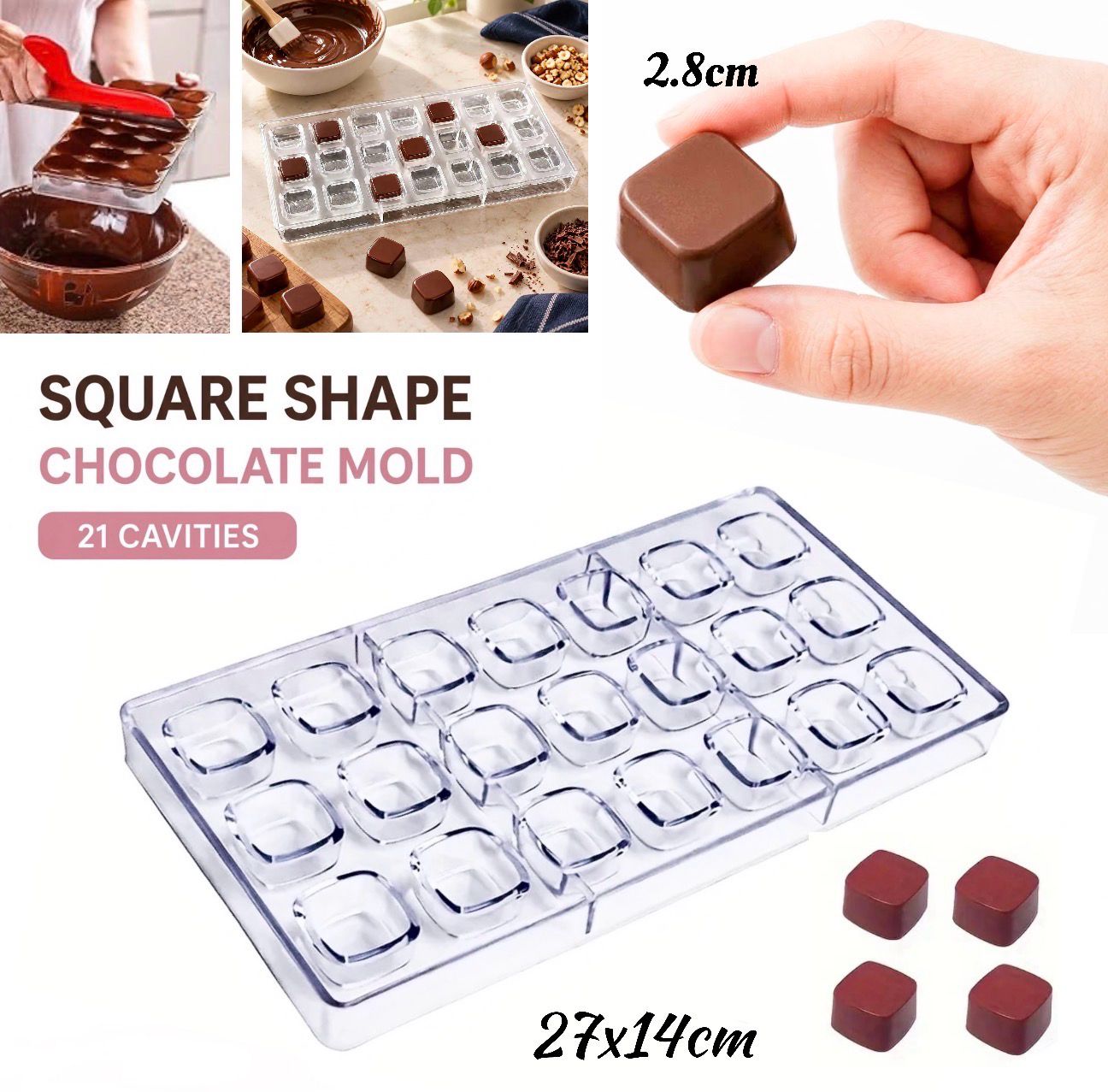 Polycarbonate Square Mold (MA-1126-45)