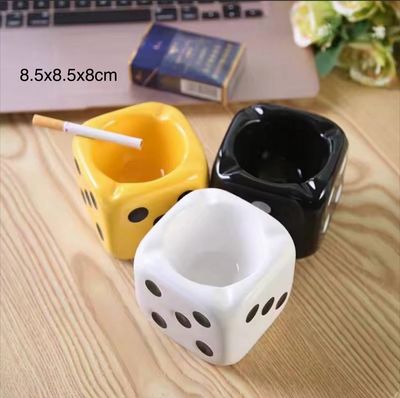 Dice Shaped Ashtray