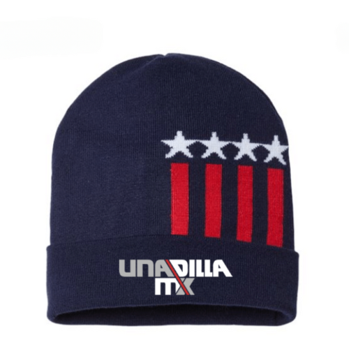 CAP AMERICA - USA-Made Patriotic Cuffed Beanie - RK12