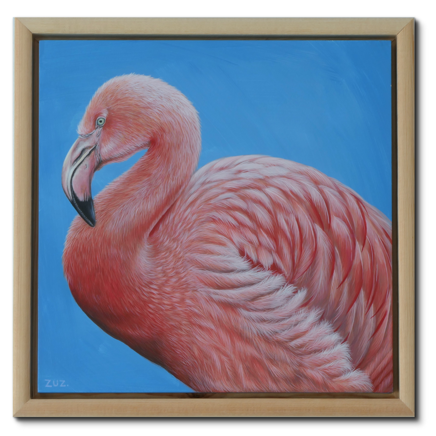 Flamingo - Original Acrylbild