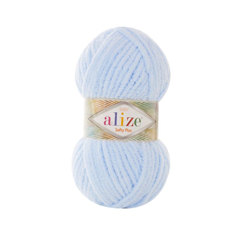 Alize Softy Plus Amigurumi Wolle Kuschelig weich und vielseitig 183 Hellblau