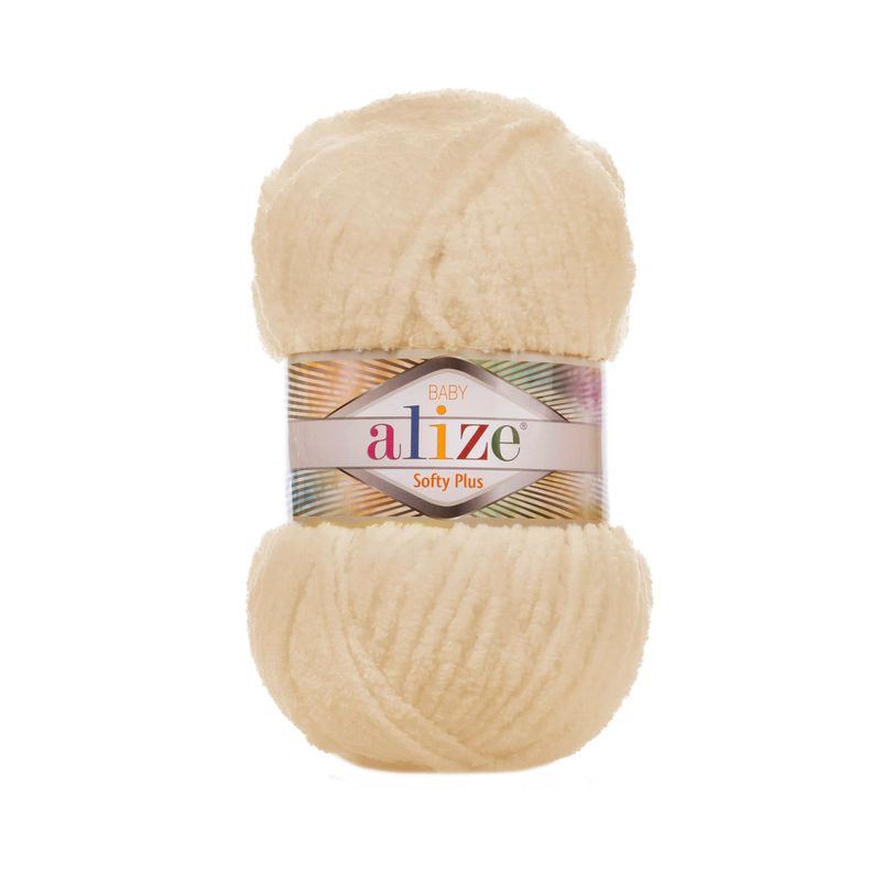 Alize Softy Plus Amigurumi Wolle Kuschelig weich und vielseitig 310 Hellbraun