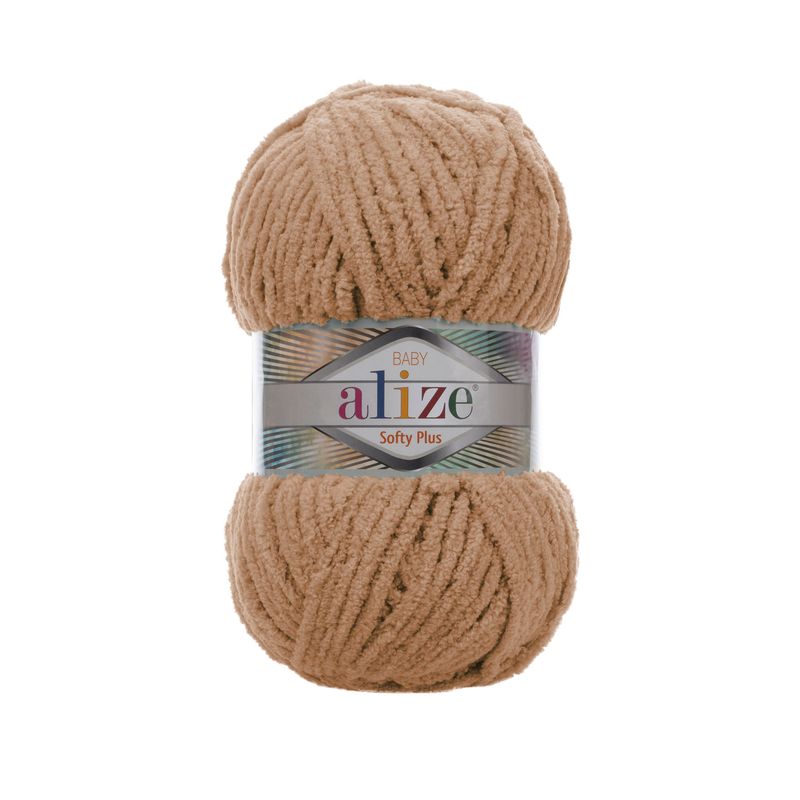 Alize Softy Plus Amigurumi Wolle Kuschelig weich und vielseitig 199 Braun
