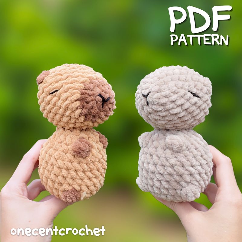 Crochet Capybara Pattern
