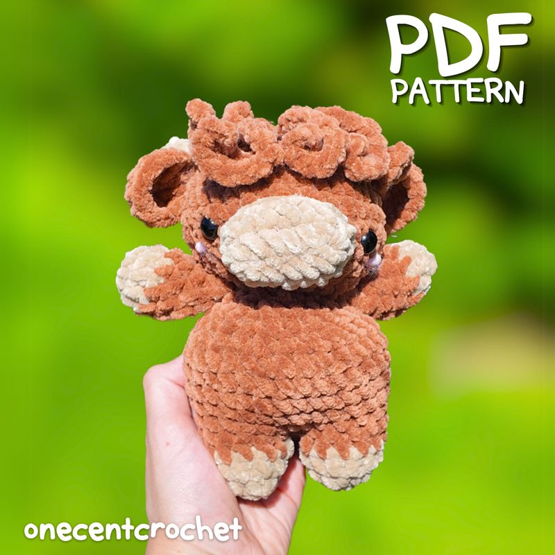 Crochet Highland Cow Pattern