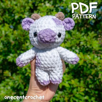 Standing Cow Crochet Pattern