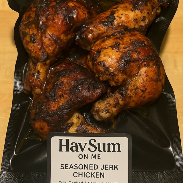 Jerk Chicken Fully Cooked &amp; Vacuum Sealed