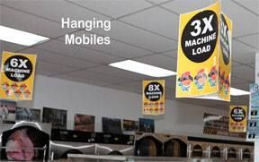 Laundromat Hanging Mobiles
