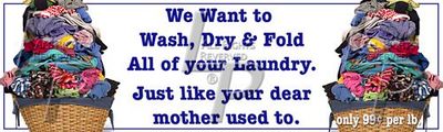 We Want to Wash Dry & Fold Like Mother