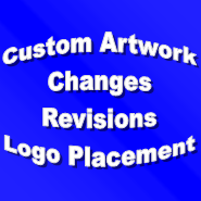 Custom Artwork Changes Revisions Logo Placement
