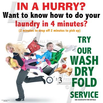Do All of Your Laundry in about 4 minutes