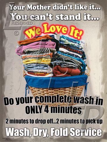 Wash, Dry Fold Basket 2min