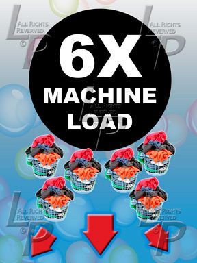 6x Laundromat Loads