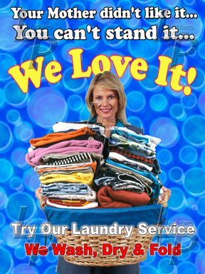 We Love it, Wash Dry Fold