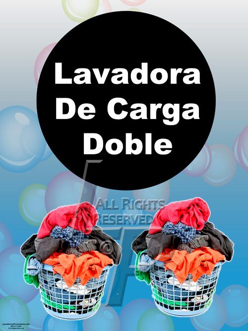 Double Load Washer 2 - Spanish