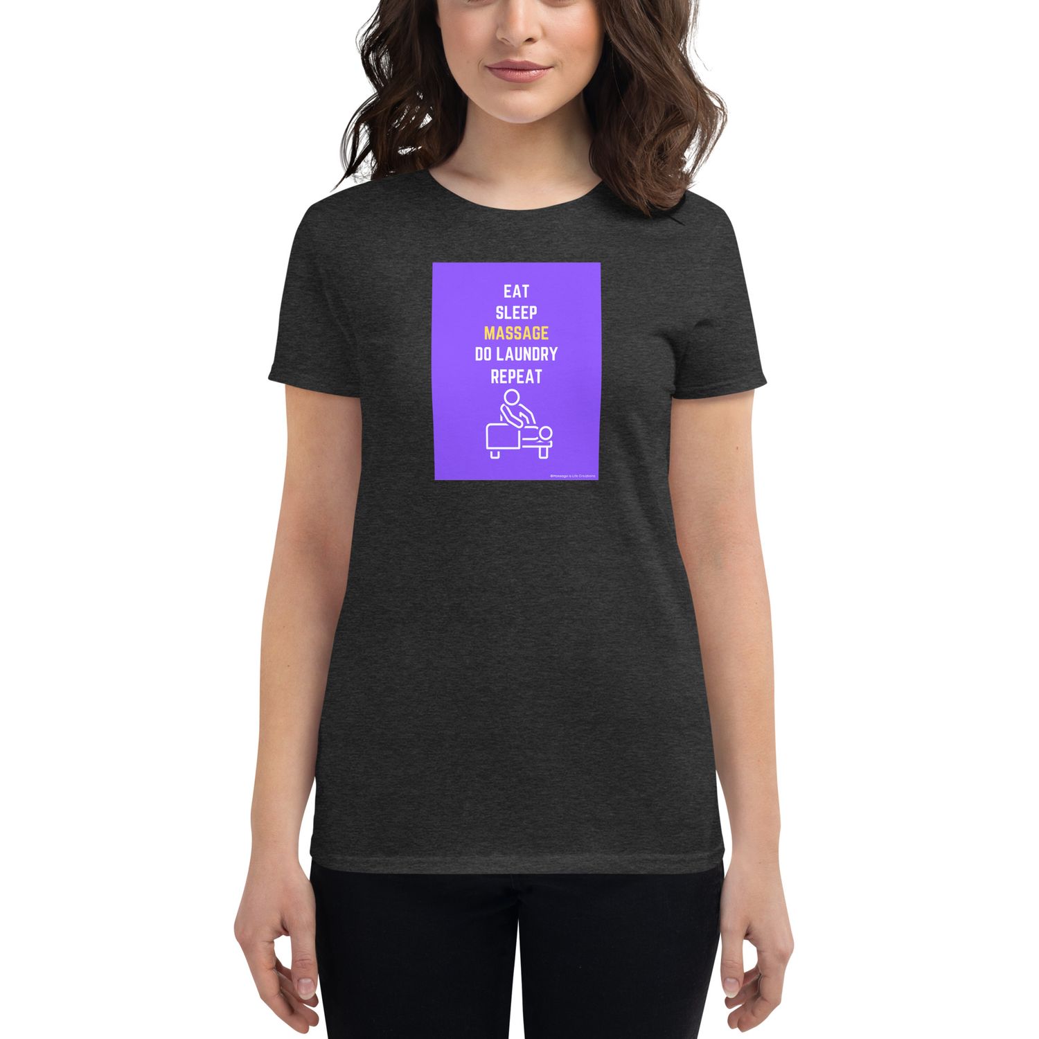 Eat Sleep Massage - Women&#39;s Relaxed T-Shirt