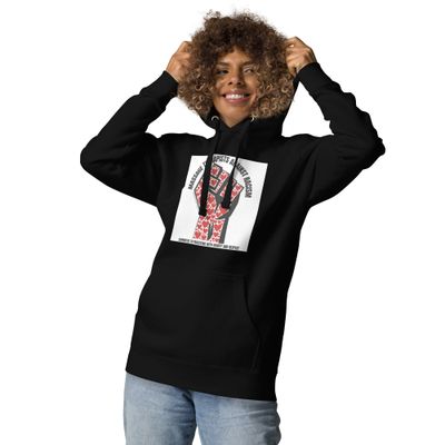 Massage Therapists Against Racism - Red &amp; White - Unisex Hoodie