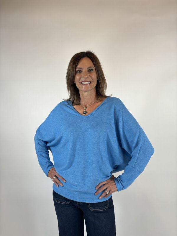 V-NECK COZY SWEATER
