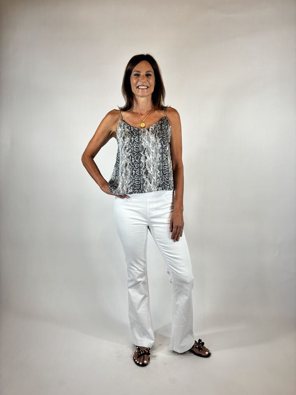 SILK SNAKE SKINNY TANK
