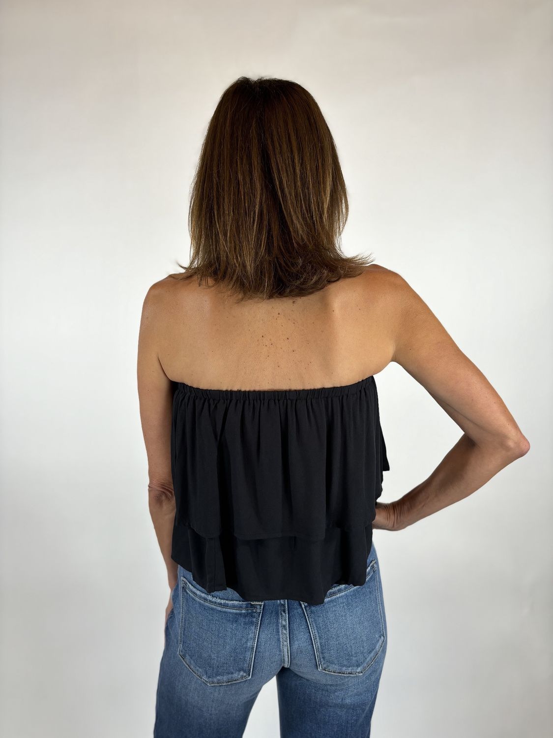 SOLID TWILL DOUBLE LAYERED HALTER TANK