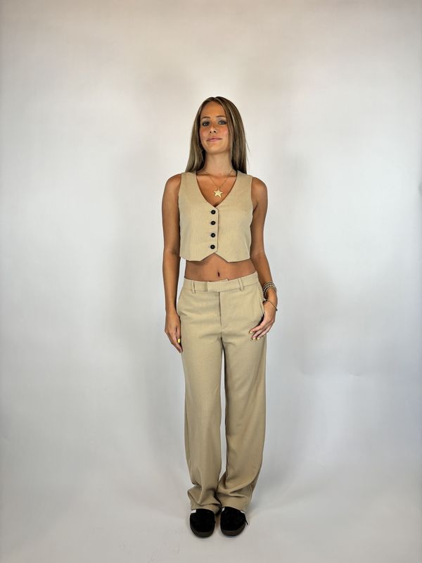 PIN STRIPE SUIT VEST