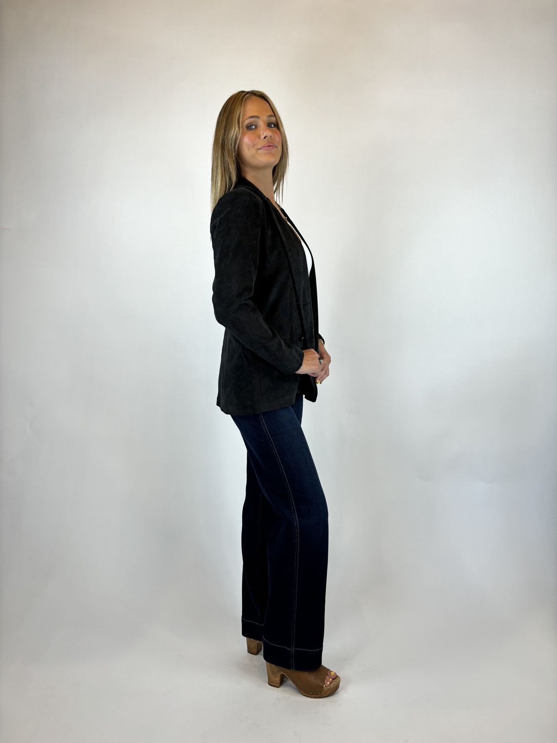 CORDUROY BUTTON BLAZER