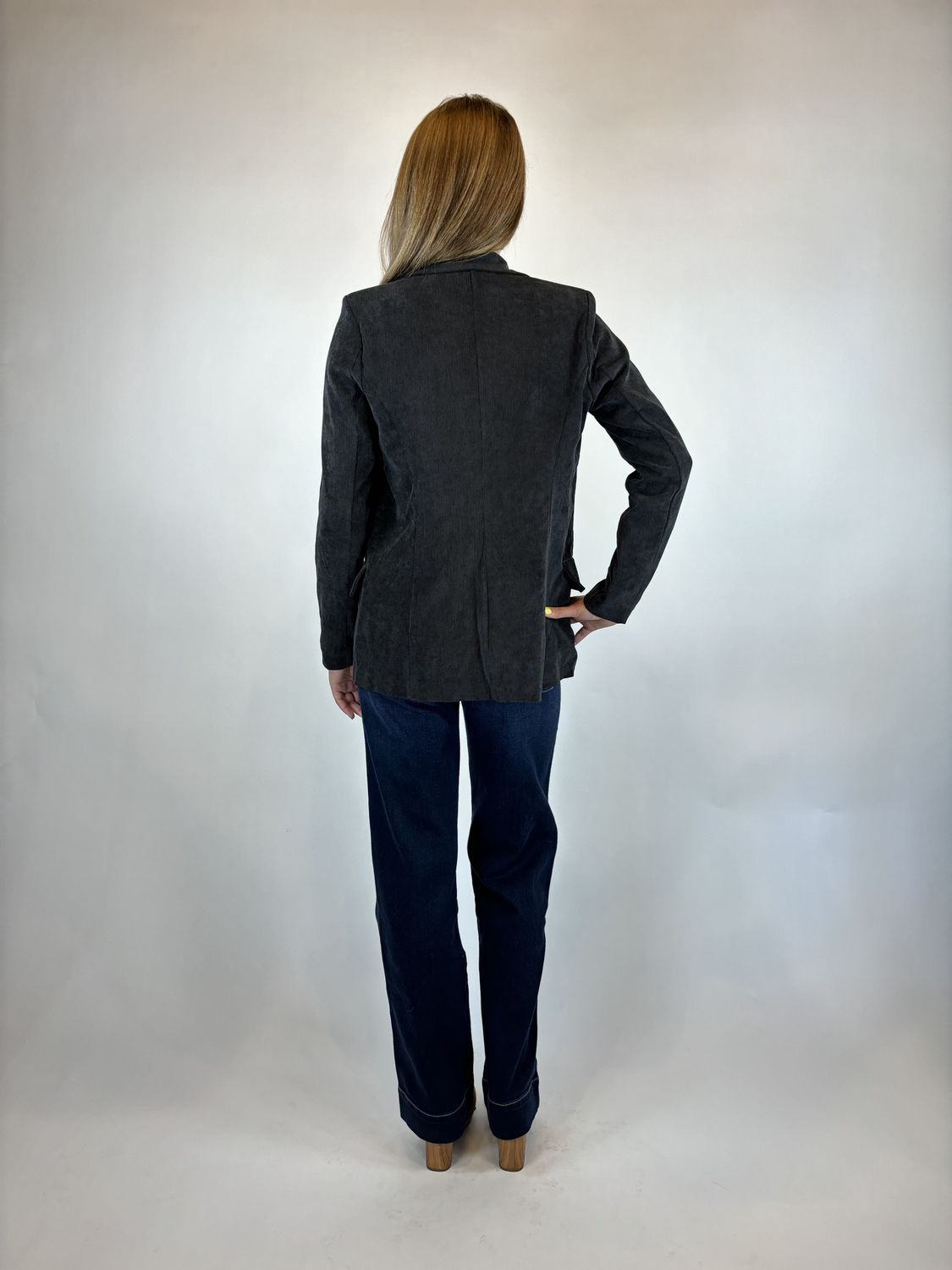 CORDUROY BUTTON BLAZER