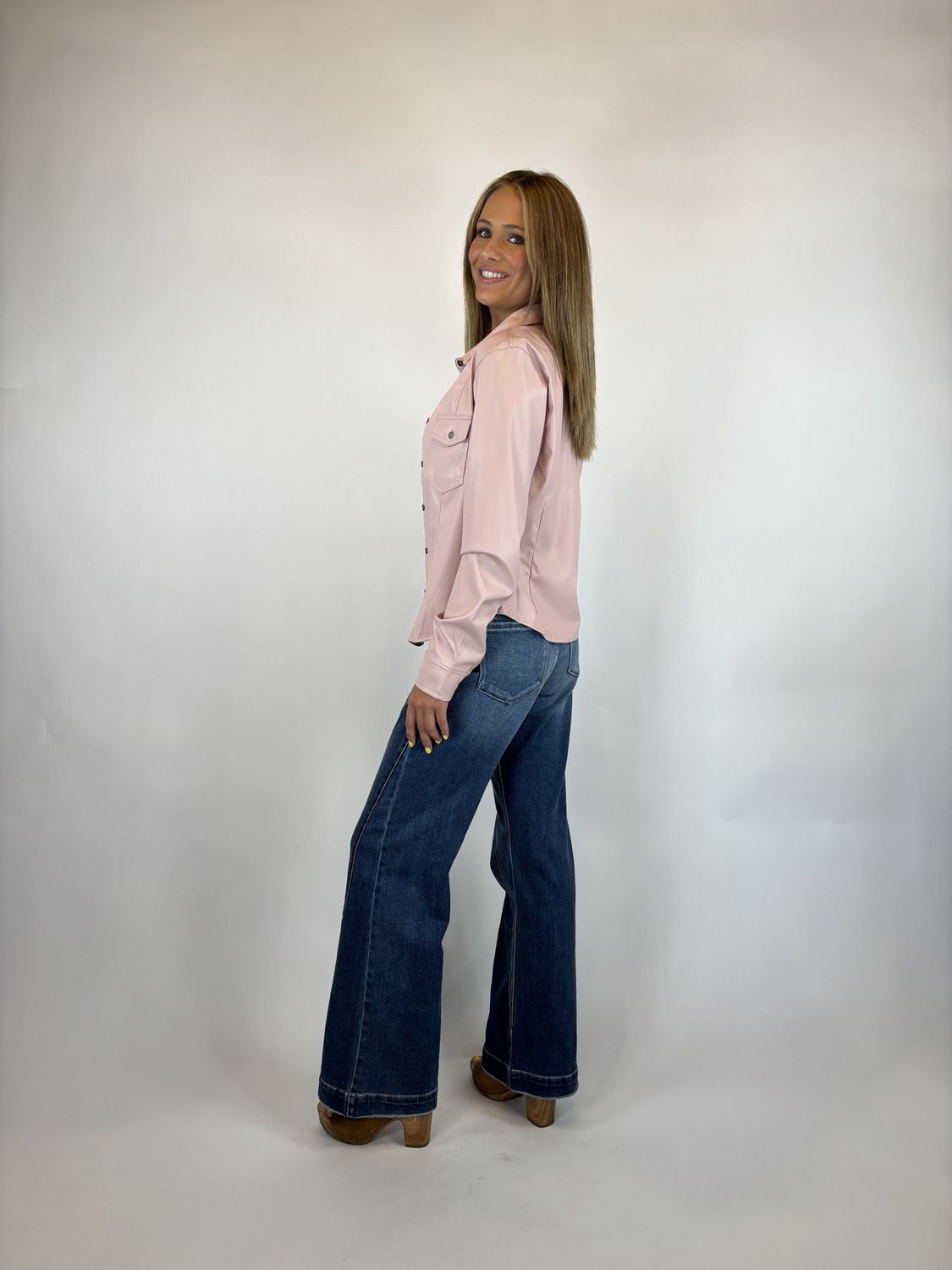 PU Fitted Jacket