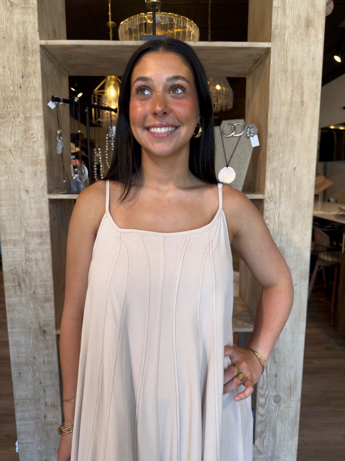 FLOWY CAMI DRESS