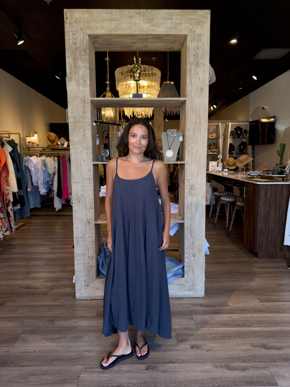 FLOWY CAMI DRESS