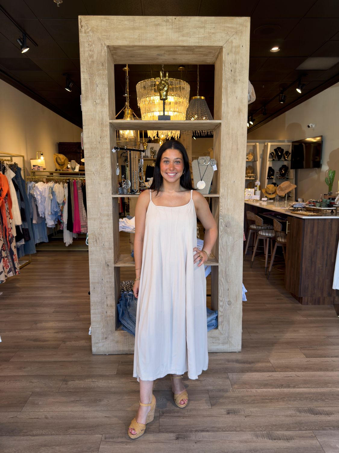 FLOWY CAMI DRESS