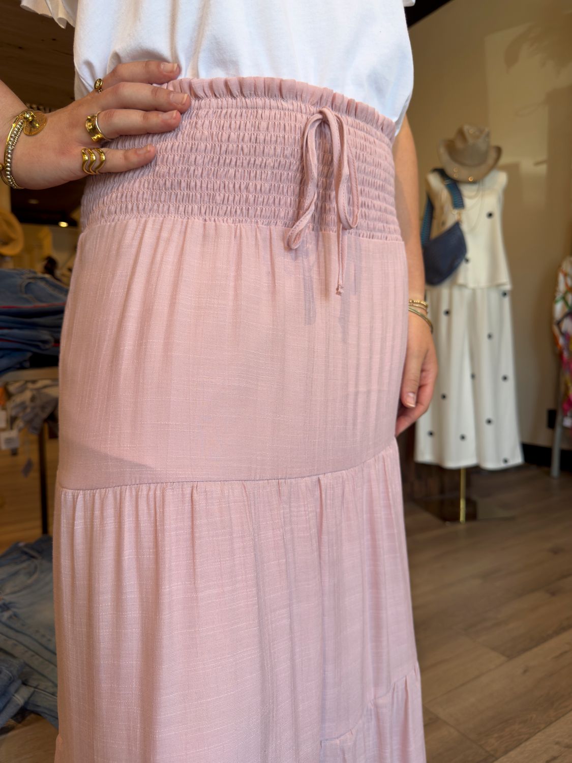 FLOWY MAXI SKIRT