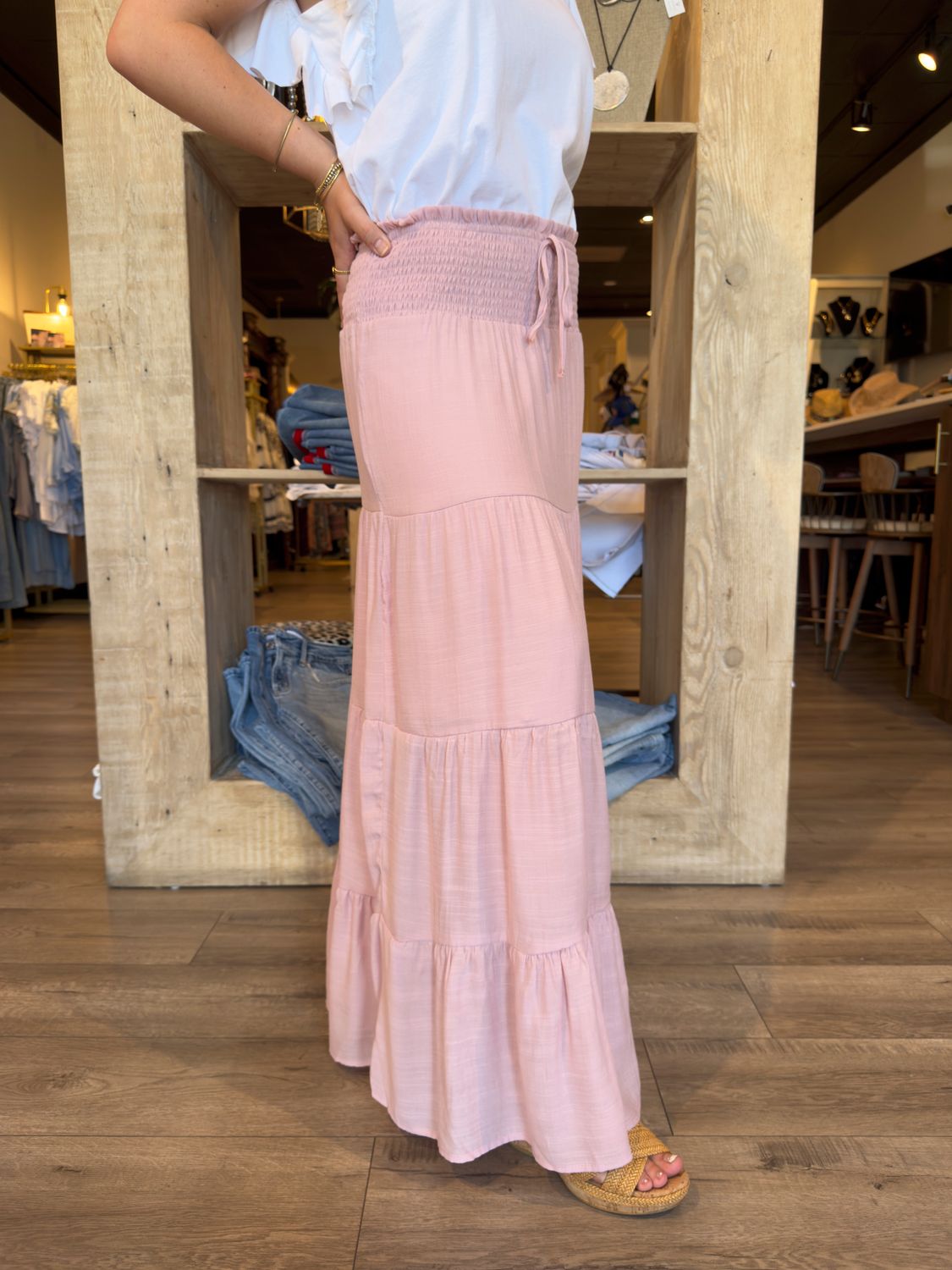 FLOWY MAXI SKIRT