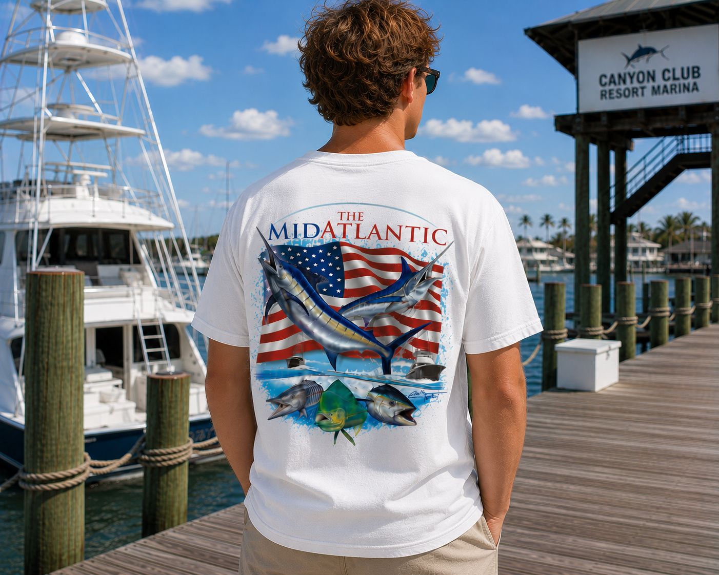 MidAtlantic Short Sleeve Tee 2026, Color: White - Chest Pocket, Size: Small