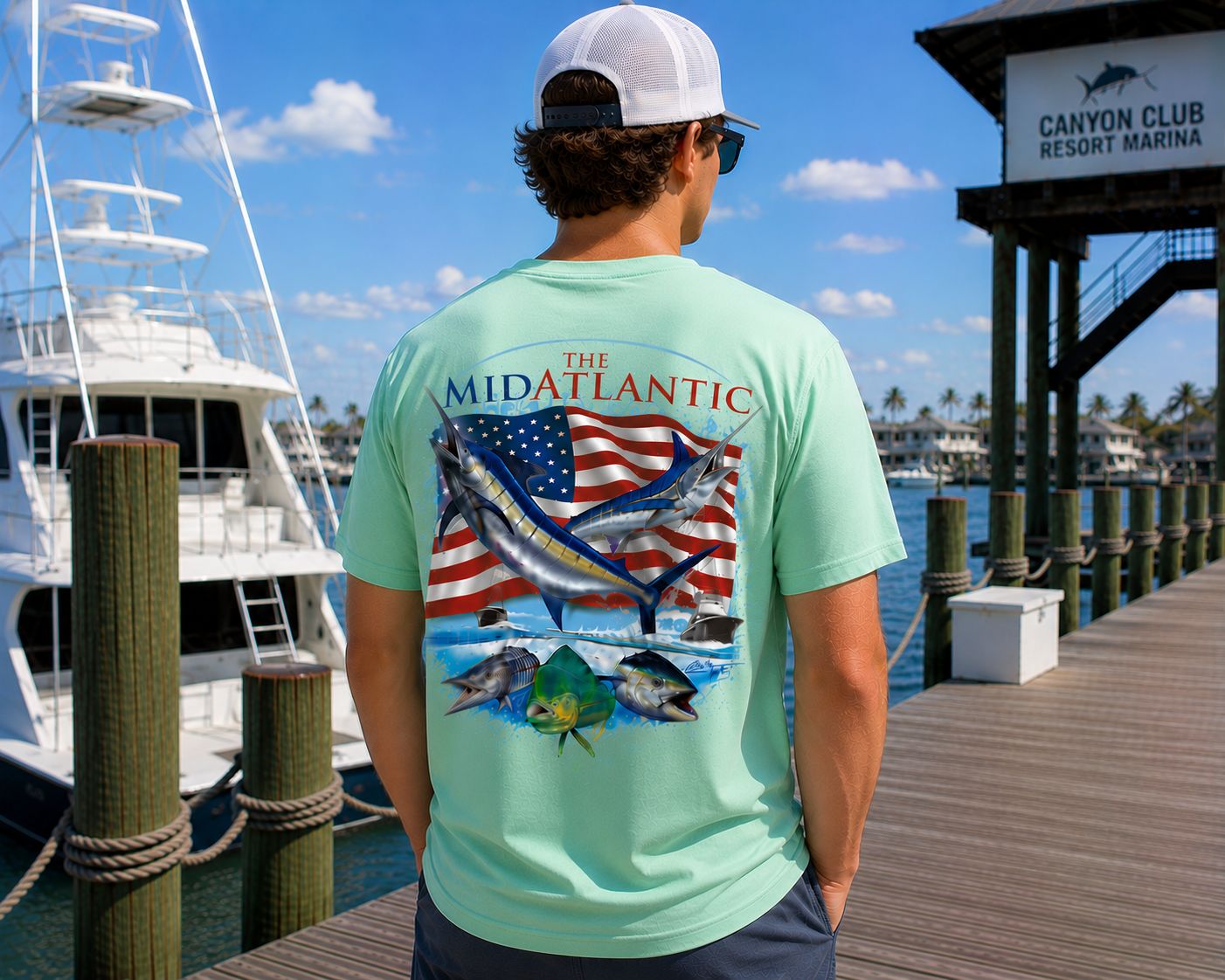 MidAtlantic Mens Short Sleeve Performance 2026, Color: Mint Green, Size: Small