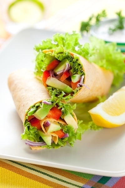 Wrap végétarien (légumes grillés)