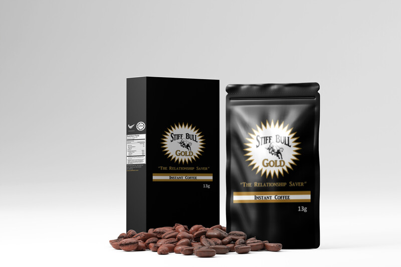 30 Packs Stiff Bull GOLD Coffee