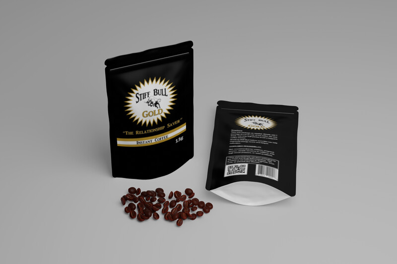 5 Packs Stiff Bull GOLD Coffee