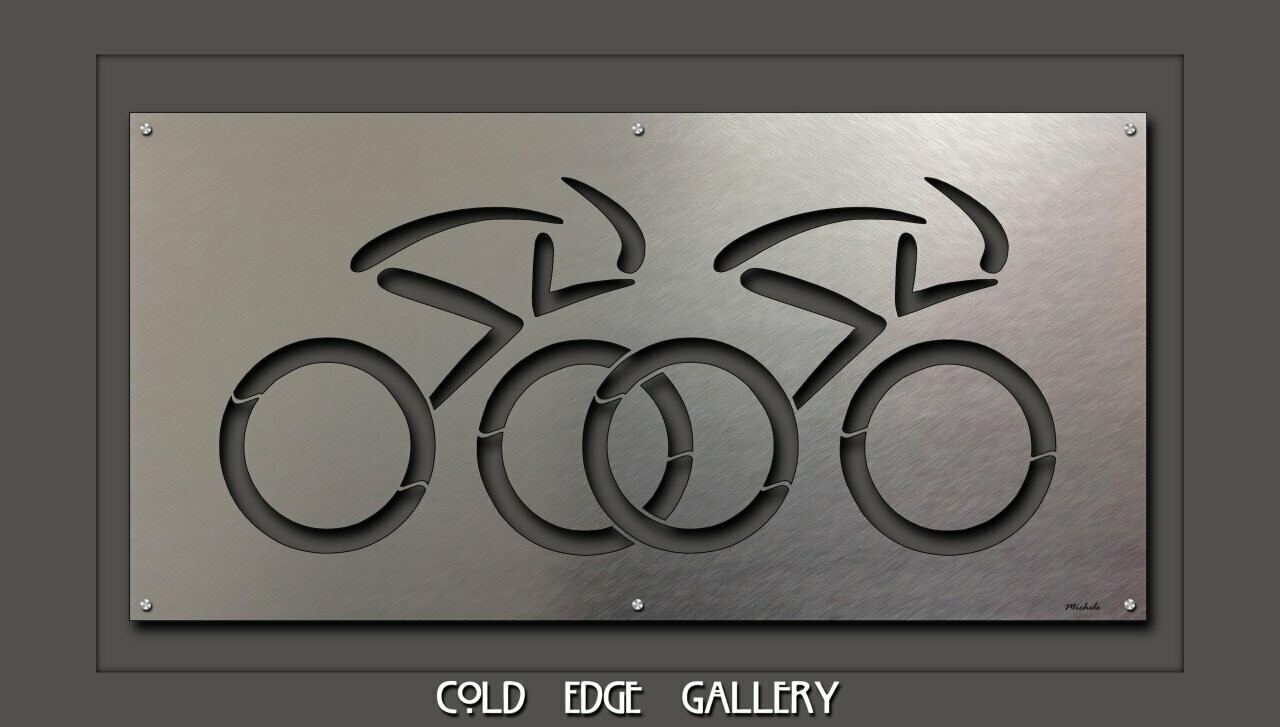 "Twin Bike Riders"