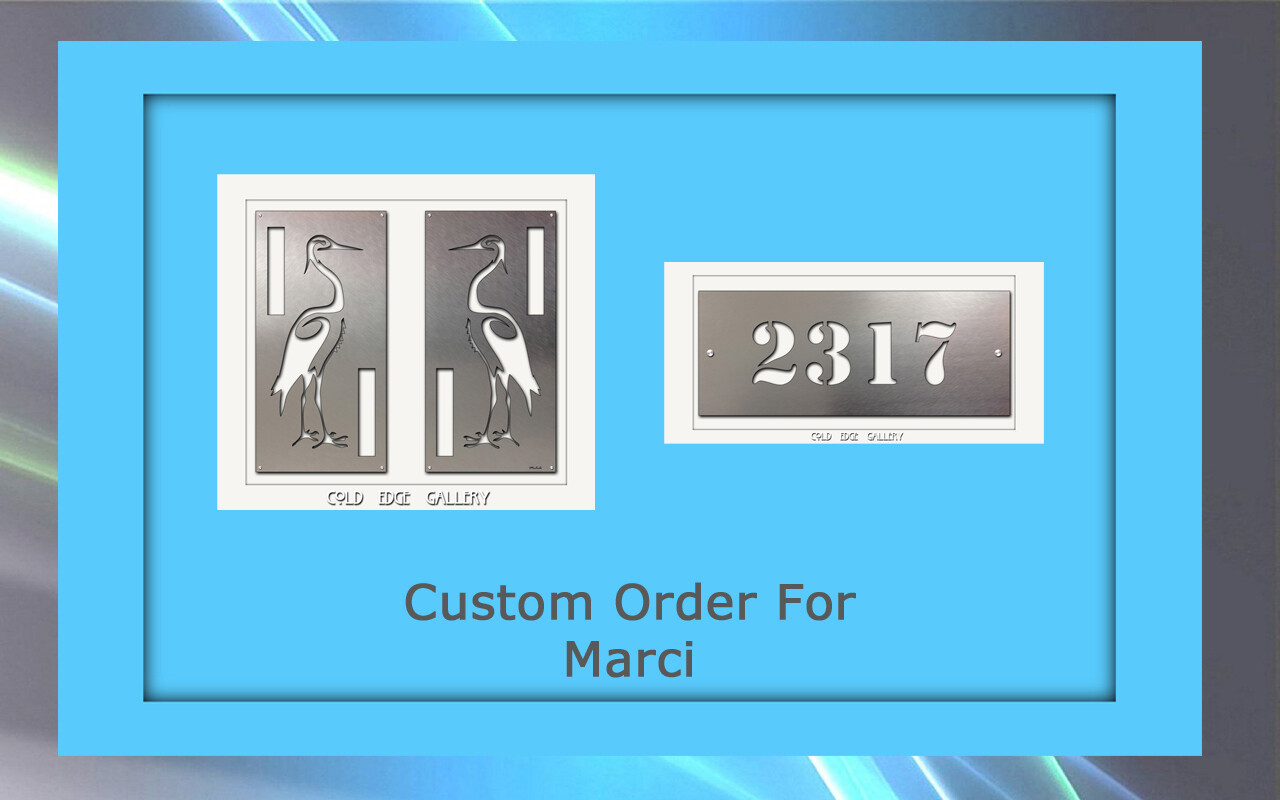 Custom order for Marci H.