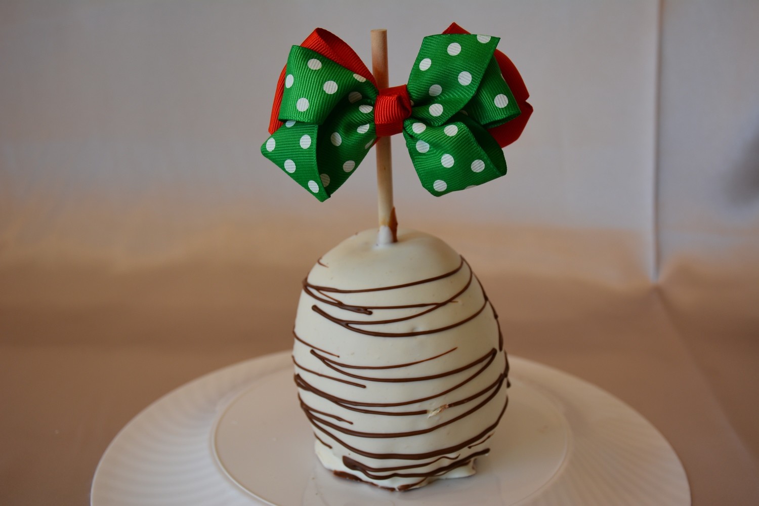 White Chocolate Dipped Apple