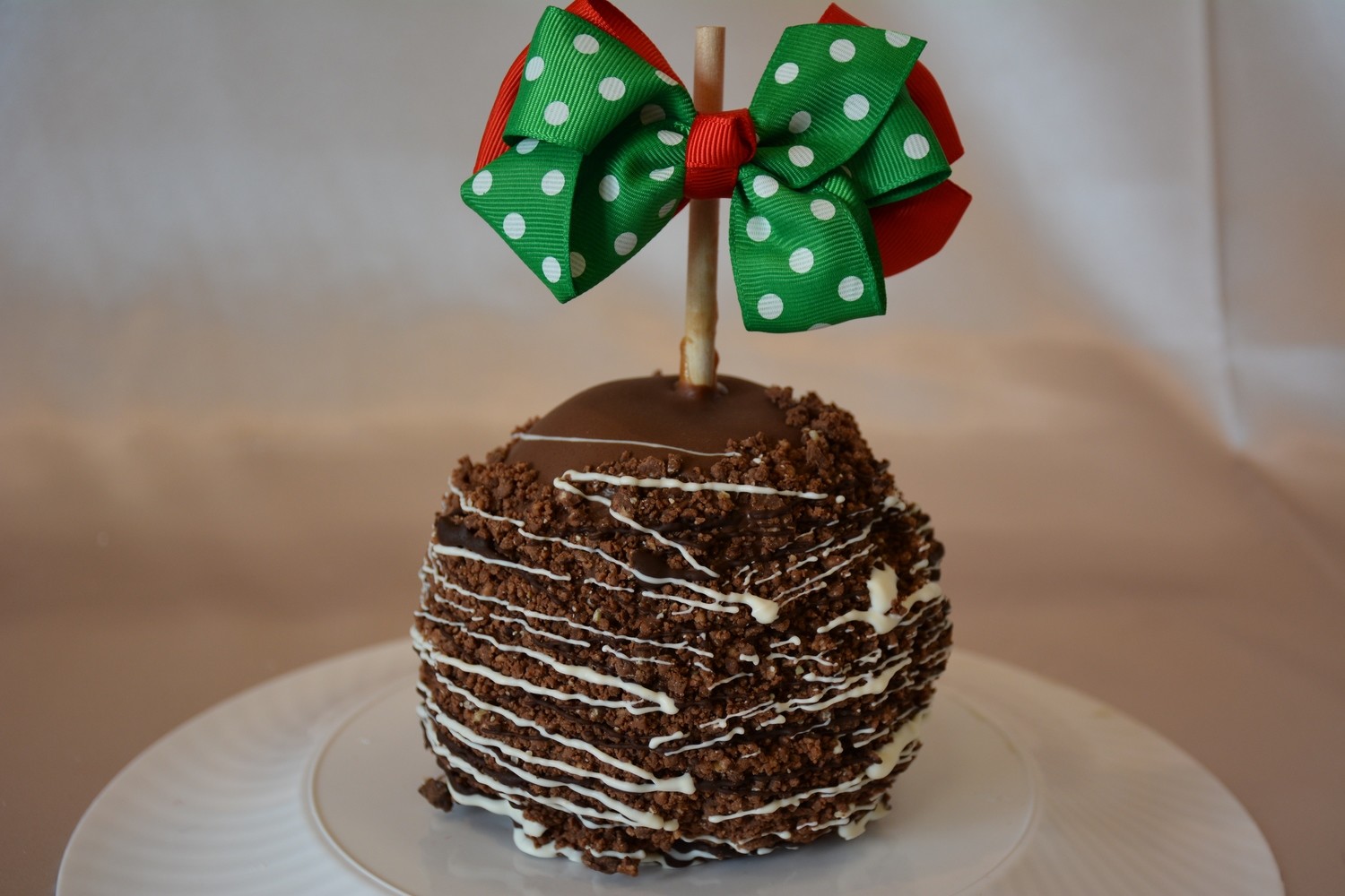 Monster Rocky Road Dipped Apple