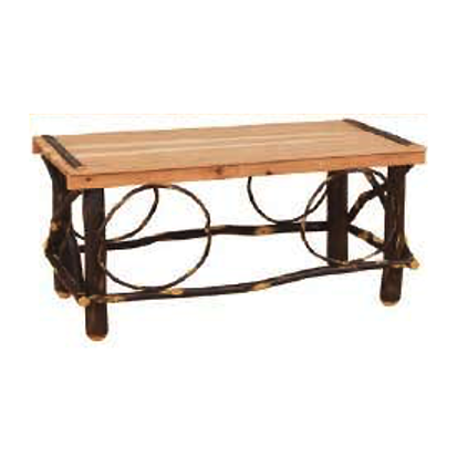 Slat Top Coffee Table