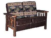 Love Seat w/ Upholstered Arm