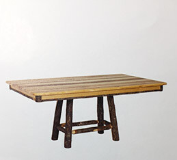 Solid Top Trestle Table